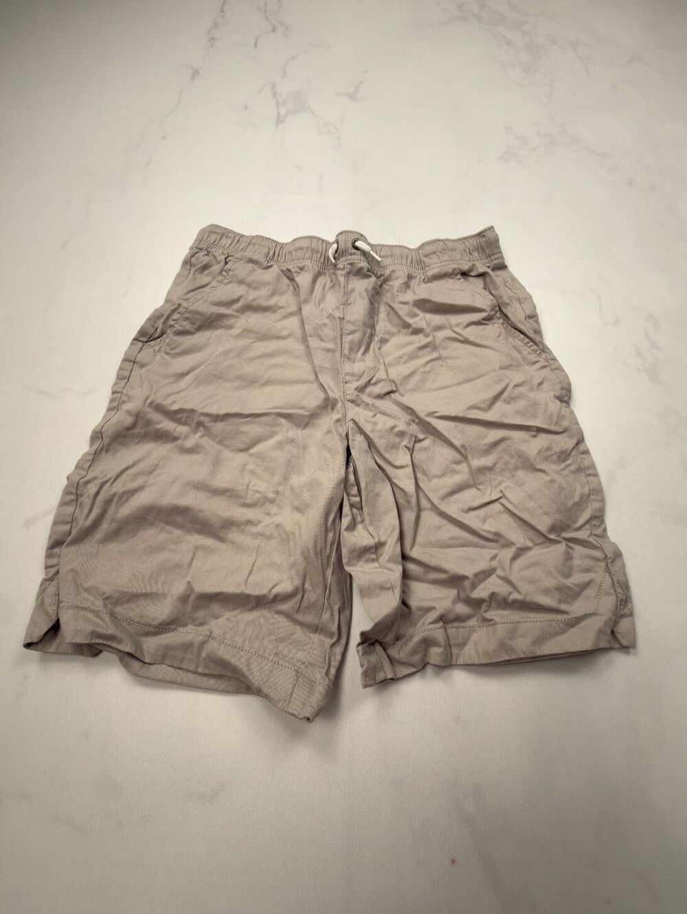 Sonoma Pull on Twill Shorts Beige 2000s Minimalist - Boys XL